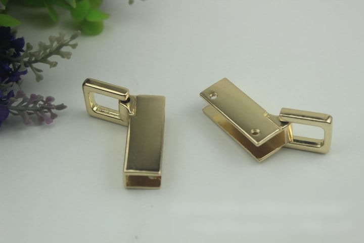 Strap Handles Connector 1/2 Inch 12mm Lock Buckle Gold Hardware Leather Purse Bag Handbag Clutch Backpack Diy Supplies