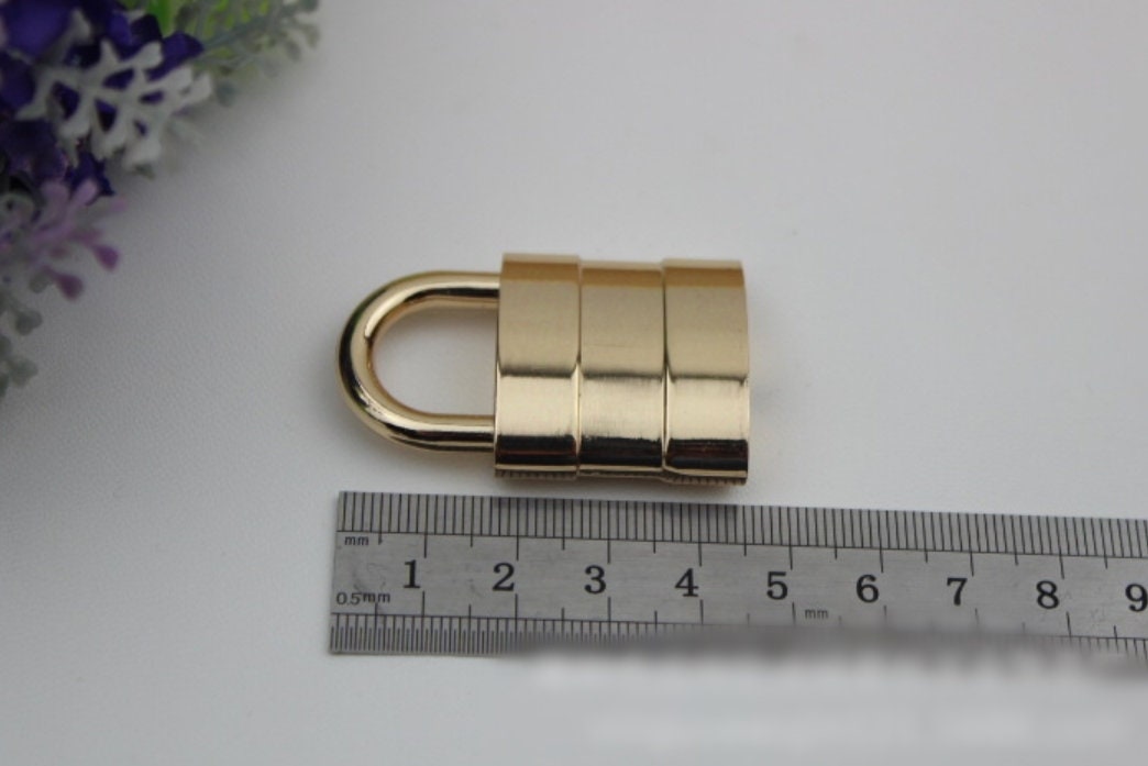 Padlock and Key 1 1 1/8 1 3/4" 25 30 45mm Jewelry Box Lock Small Luggage Padlock Heavy Duty Purse Handbag Bag Furniture Making Hardware Bulk