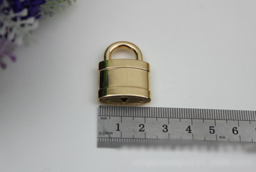 Padlock and Key 1 1 1/8 1 3/4" 25 30 45mm Jewelry Box Lock Small Luggage Padlock Heavy Duty Purse Handbag Bag Furniture Making Hardware Bulk