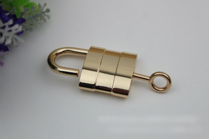 Padlock and Key 1 1 1/8 1 3/4" 25 30 45mm Jewelry Box Lock Small Luggage Padlock Heavy Duty Purse Handbag Bag Furniture Making Hardware Bulk