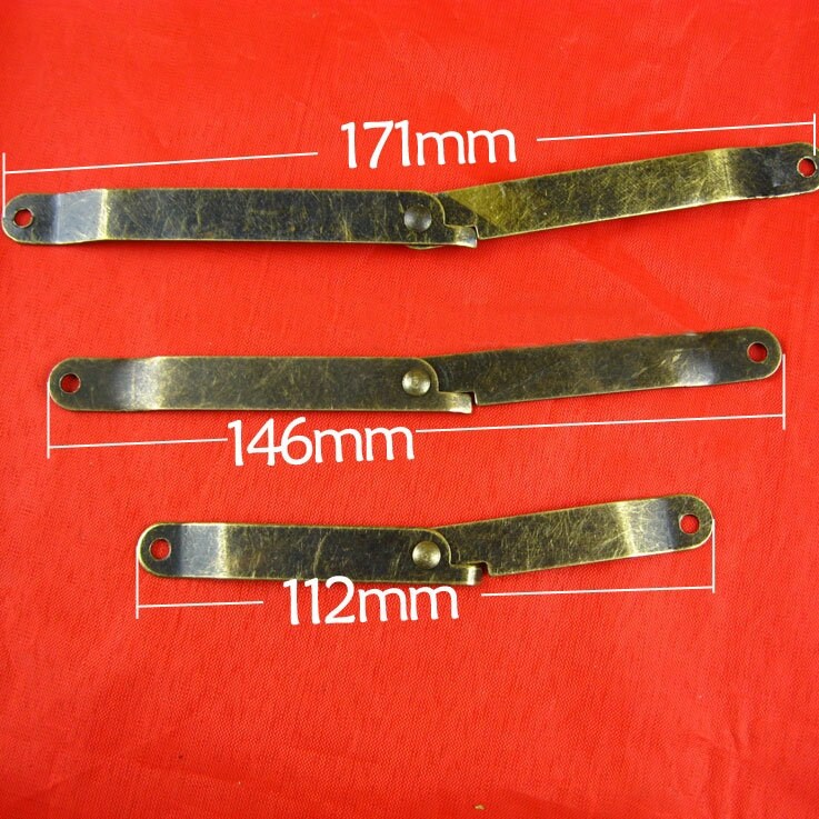 Iron Oriental Mini Box Hinges - Antique Bronze Finish for Cabinets - Ant.Bronze 98mm / 100pcs