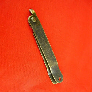 Iron Oriental Mini Box Hinges - Antique Bronze Finish for Cabinets - Ant.Bronze 85mm / 10pcs