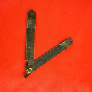 Iron Oriental Mini Box Hinges - Antique Bronze Finish for Cabinets - Ant.Bronze 85mm / 50pcs