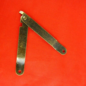 Iron Oriental Mini Box Hinges - Antique Bronze Finish for Cabinets - Ant.Bronze 85mm / 100pcs