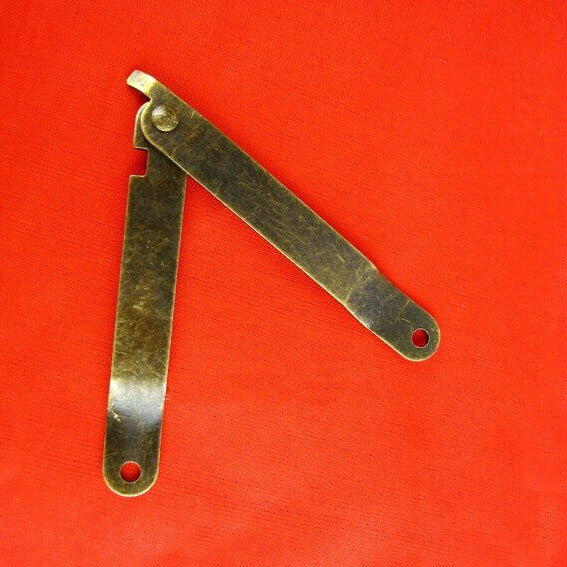 Iron Oriental Mini Box Hinges - Antique Bronze Finish for Cabinets - Ant.Bronze 85mm / 100pcs
