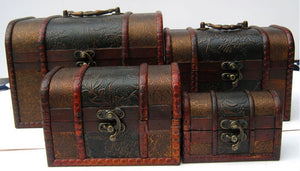 Iron Oriental Decorative Padlocks - Antique Bronze Finish Hardware - Left 28mm Gold / 100pcs