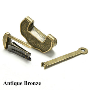 Zinc Alloy Oriental Decorative Padlocks - Antique Bronze Finish - view 10
