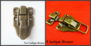 Zinc Alloy Round Decorative Padlocks - Antique Bronze Finish - No.1 Ant.Bronze 48mm / 100pcs