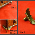 Zinc Alloy Wood Decorative Corner Protectors - Antique Bronze Finish - No.1 Ant.Bronze 38mm / 1pc